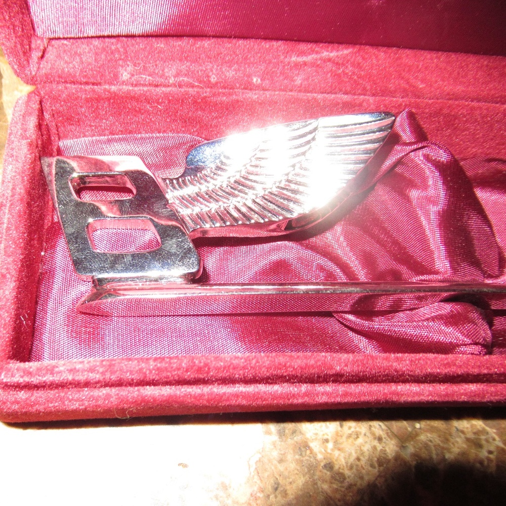 Silver Plated Bentley Letter Opener Perfect Gift